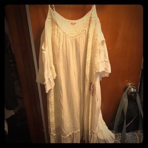 Brand new cream boho dress